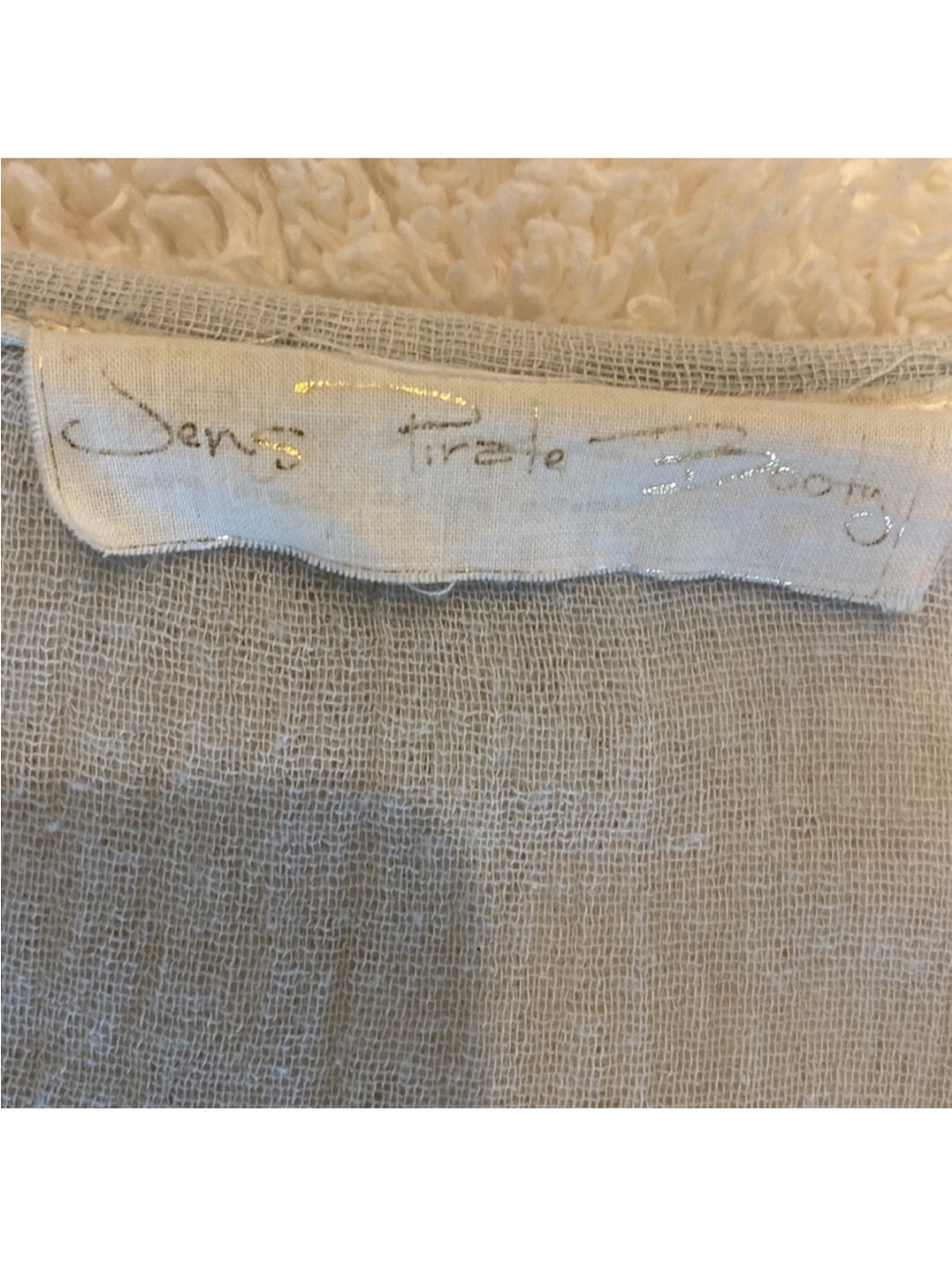 Vintage Rare Jen’s Pirate Booty Soft Pastel Blue Dress - Picture 5 of 15
